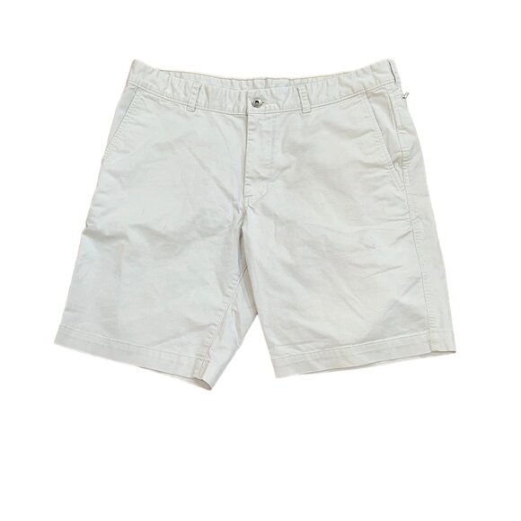 The North Face Cream Chino Khaki Canvas 10"‎ Shorts Size Large - Picture 1 of 6